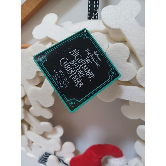 BNWT‎ Disney The Nightmare Before Christmas Jack Skellington Christmas Wreath - Picture 3 of 6